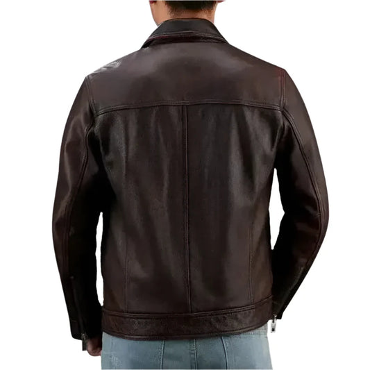 Mens Brown Leather Jacket