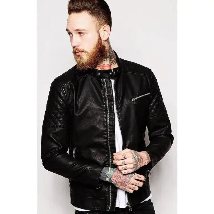 New Leather Biker Jacket